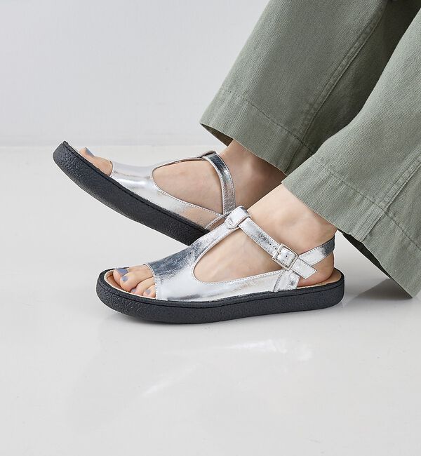 collex「【MOHI/モヒ】Tストラップサンダル」|サンダル|