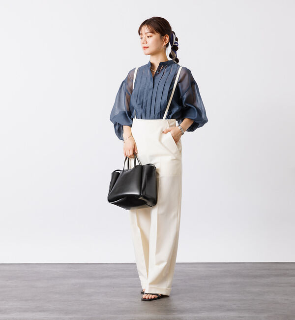 Rouge vif「ハイウエストサスペンダーワイドパンツ」|その他|