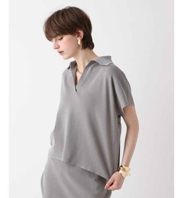 allureville「ハイツイストソウバリスキッパープルオーバー」|ニット・セーター|