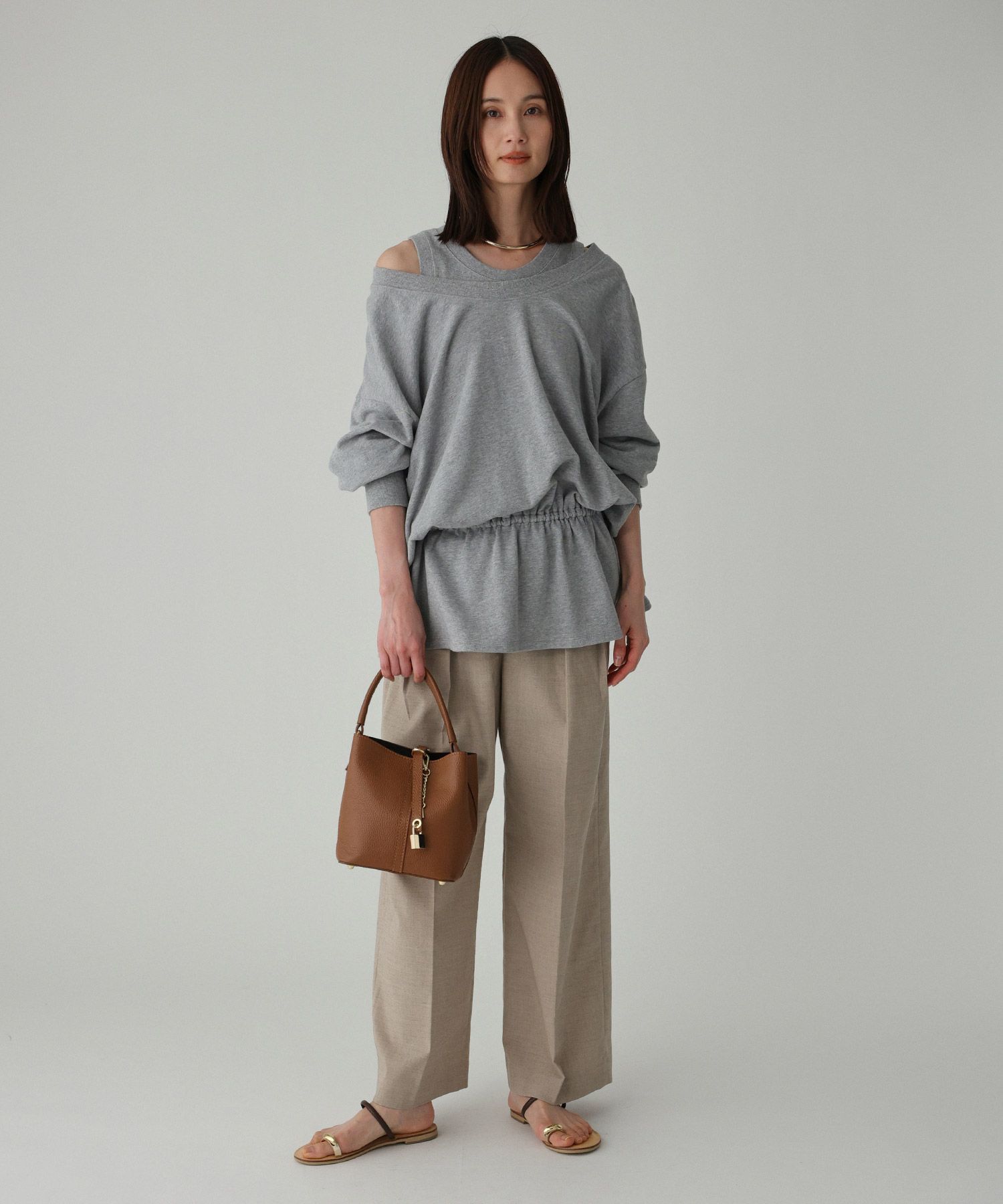 BABYLONE「【手洗い可】ドロストリラクシースウェット」|スウェット・ジャージ|