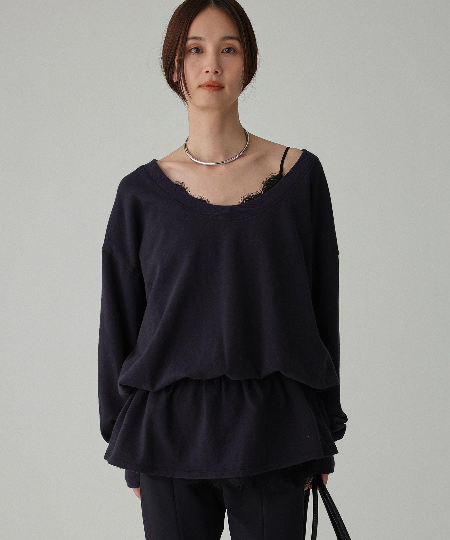 BABYLONE「【手洗い可】ドロストリラクシースウェット」|スウェット・ジャージ|