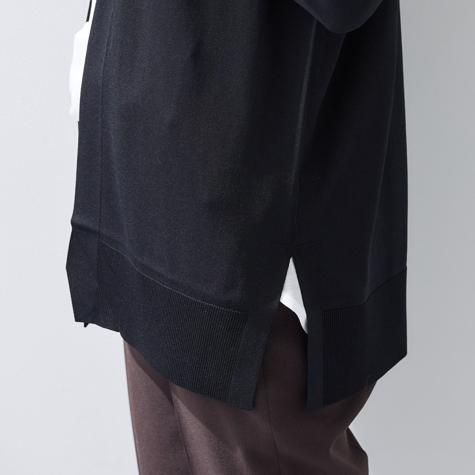 INDIVI「【洗える／上品】きれいめ着流しカーディガンニット」|カーディガン|