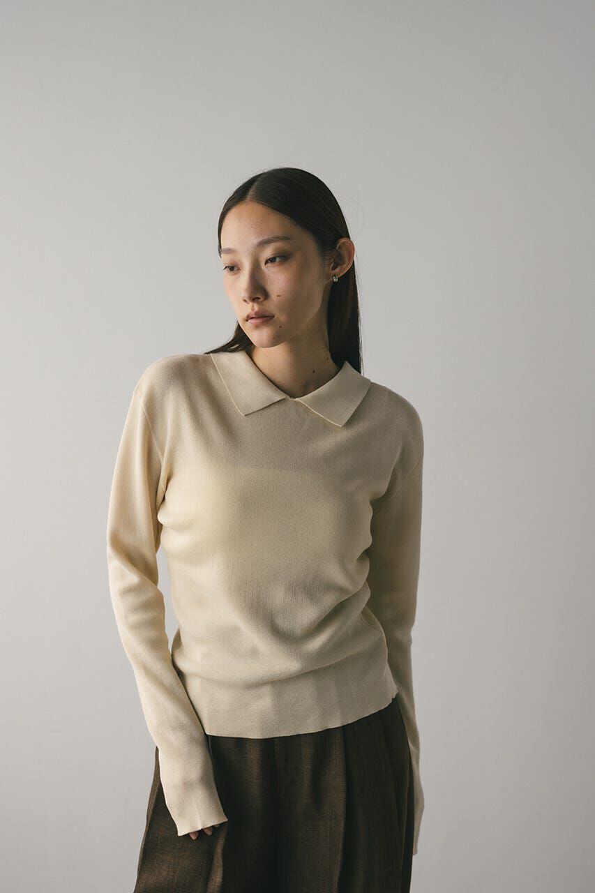 STYLEMIXER「2WAYカラーニットポロ」|ニット・セーター|