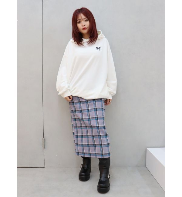 EVRIS「チェックタイトミディースカート」|スカート|