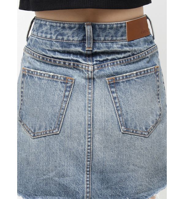 EVRIS「ワンポイントスタッズデニムミニスカート【セットアップ着用可能】」|スカート|