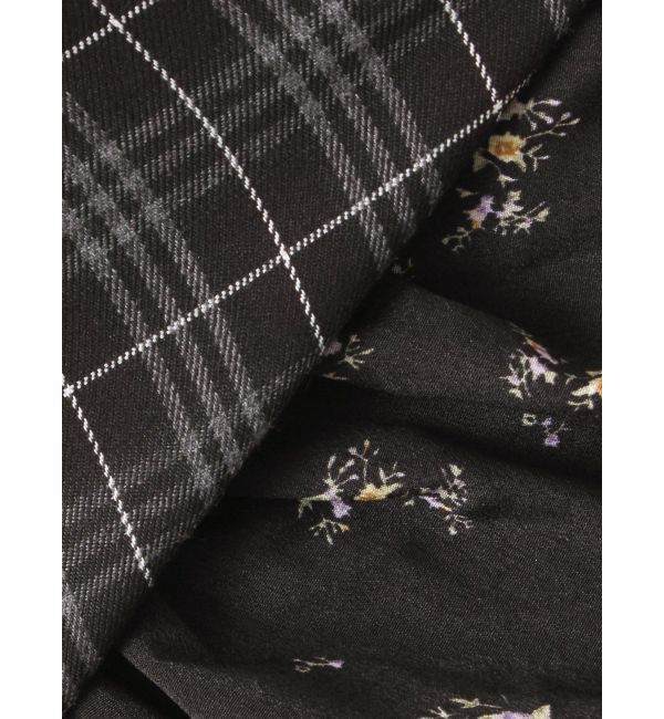 EVRIS「ミックスドッキングアシンメトリースカート」|スカート|