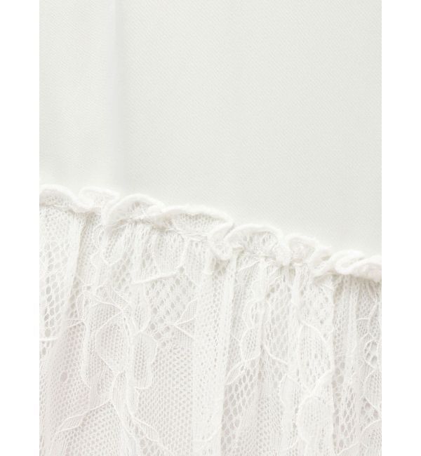 EVRIS「ミックスドッキングアシンメトリースカート」|スカート|