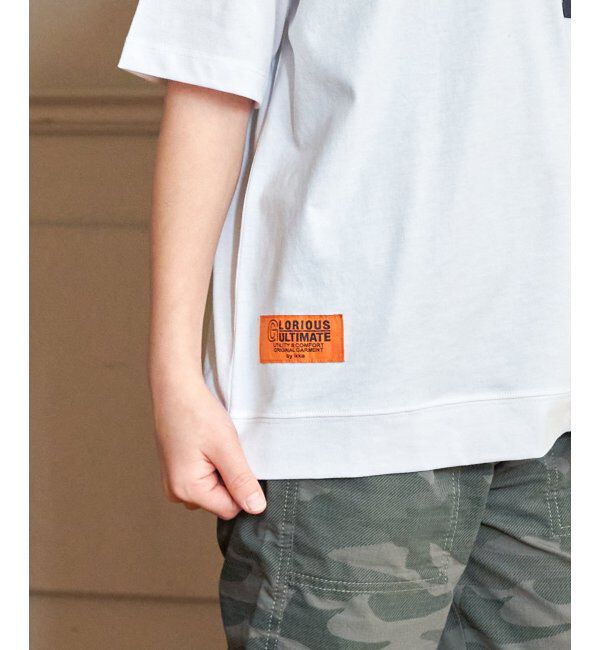 ikka kids「冷感異素材ポケ付きTシャツ（120~160cm）」|Tシャツ・カットソー|
