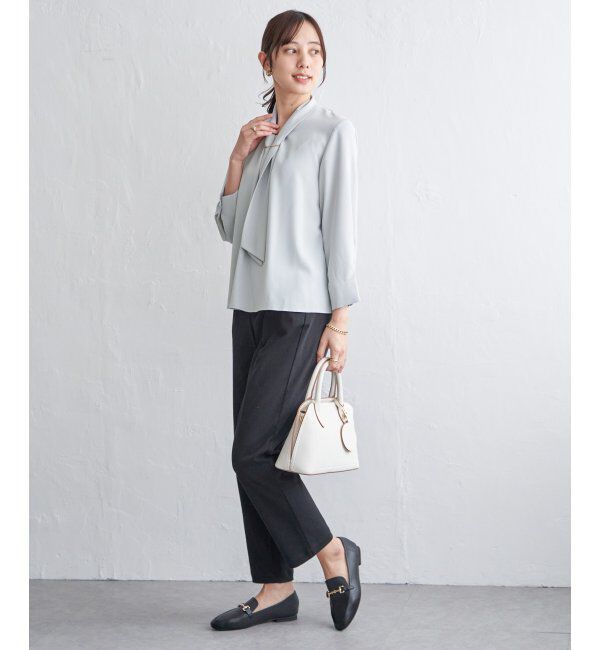 IKKA LOUNGE「3WAYボウタイ付きブラウス」|シャツ・ブラウス|