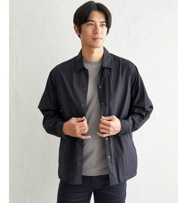 ikka「カルスギシャウター」|ブルゾン・スタジャン|ネイビーブルー