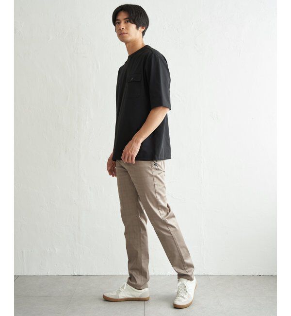 ikka「【吸水速乾】冷感メッシュ5分袖アウターT」|Tシャツ・カットソー|