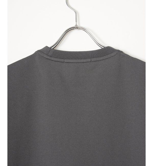 ikka「【吸水速乾】冷感メッシュ5分袖アウターT」|Tシャツ・カットソー|