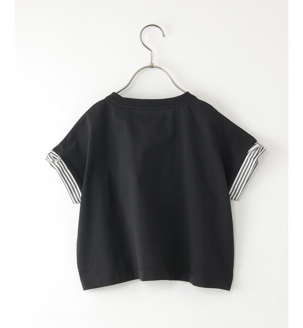 ikka kids「【セットアップ対応】冷感メッシュ袖リボンゆるプルオーバー（120~160cm）」|Tシャツ・カットソー|