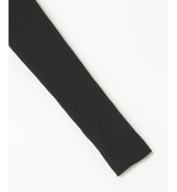 VENCE share style「ダブルジップショートリブニット」|ニット・セーター|