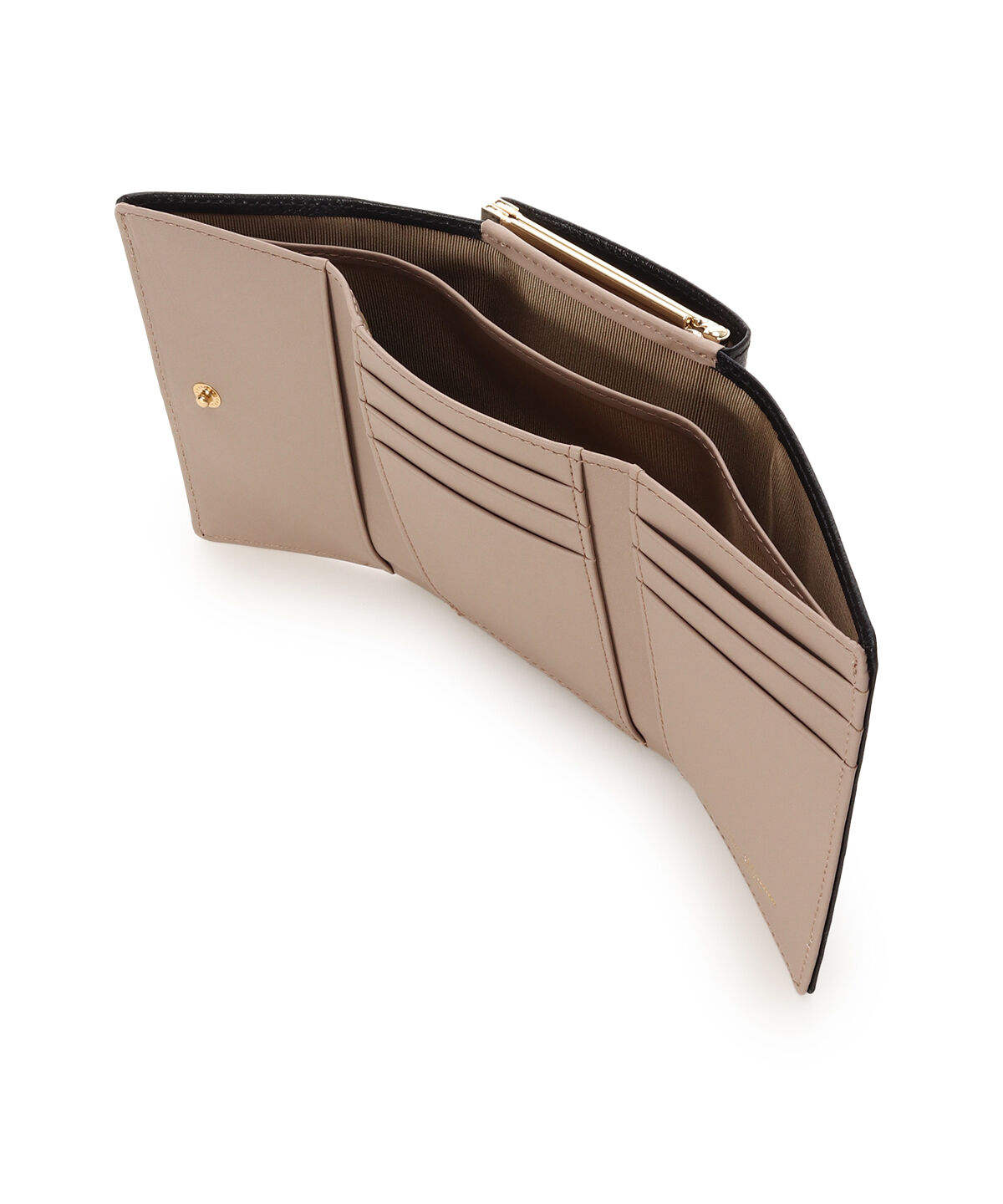 Samantha Thavasa Petit Choice「バイカラーフロントベルト 口金折財布」|財布|