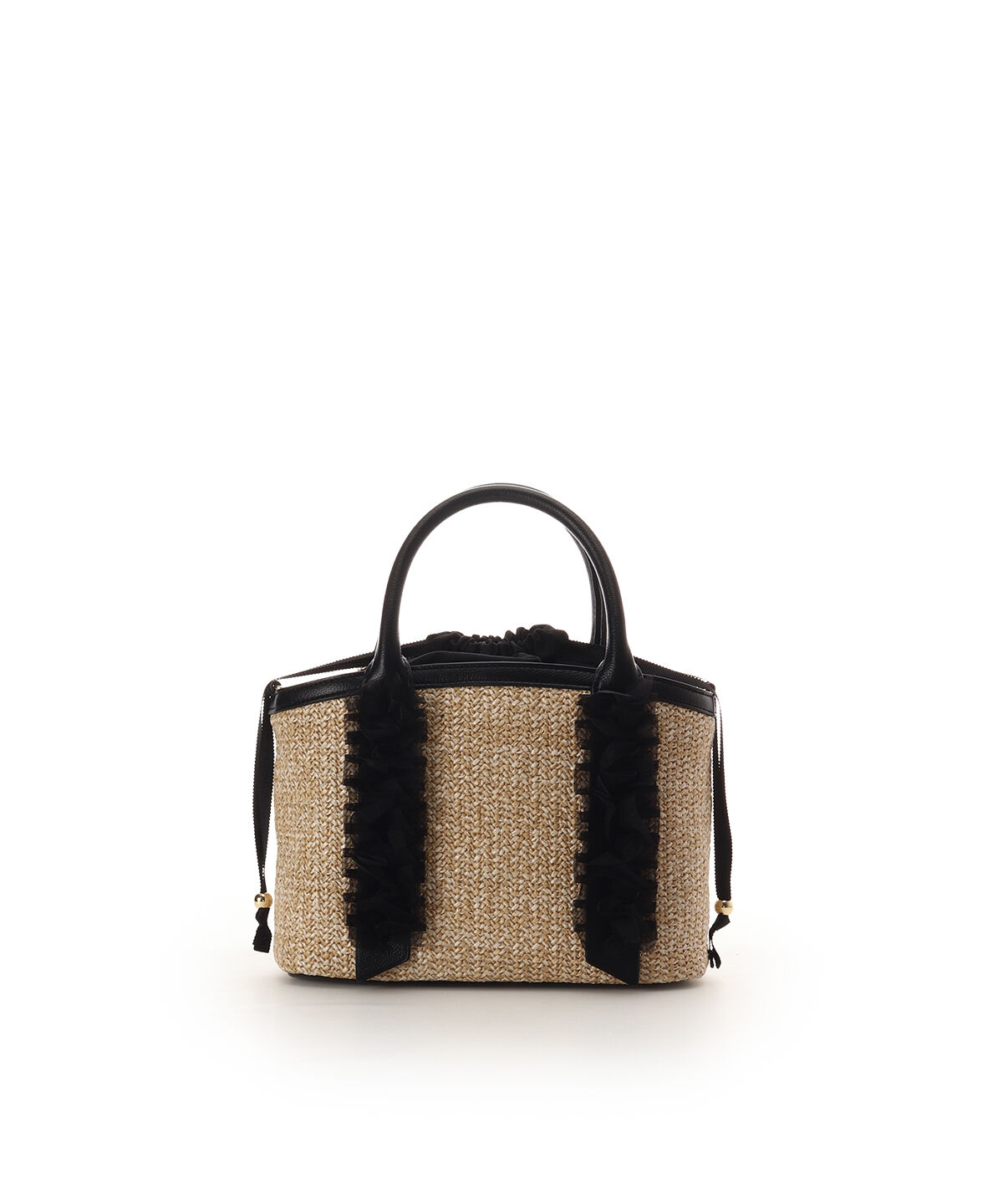 Samantha Thavasa Petit Choice「リボンチャーム付き フリルかごバッグ」|ショルダー・メッセンジャー|