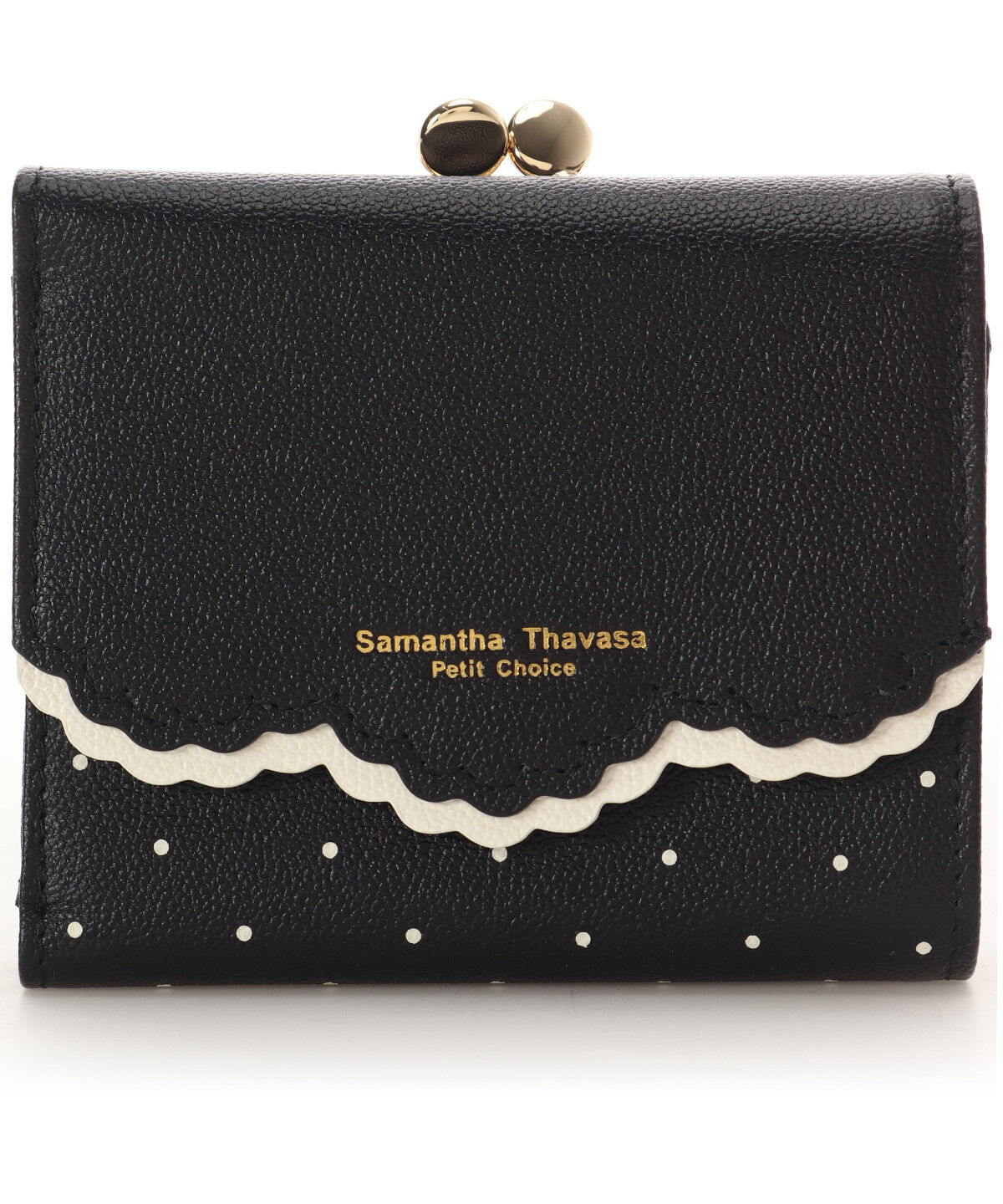 Samantha Thavasa Petit Choice「スカラップドット 折財布」|財布|