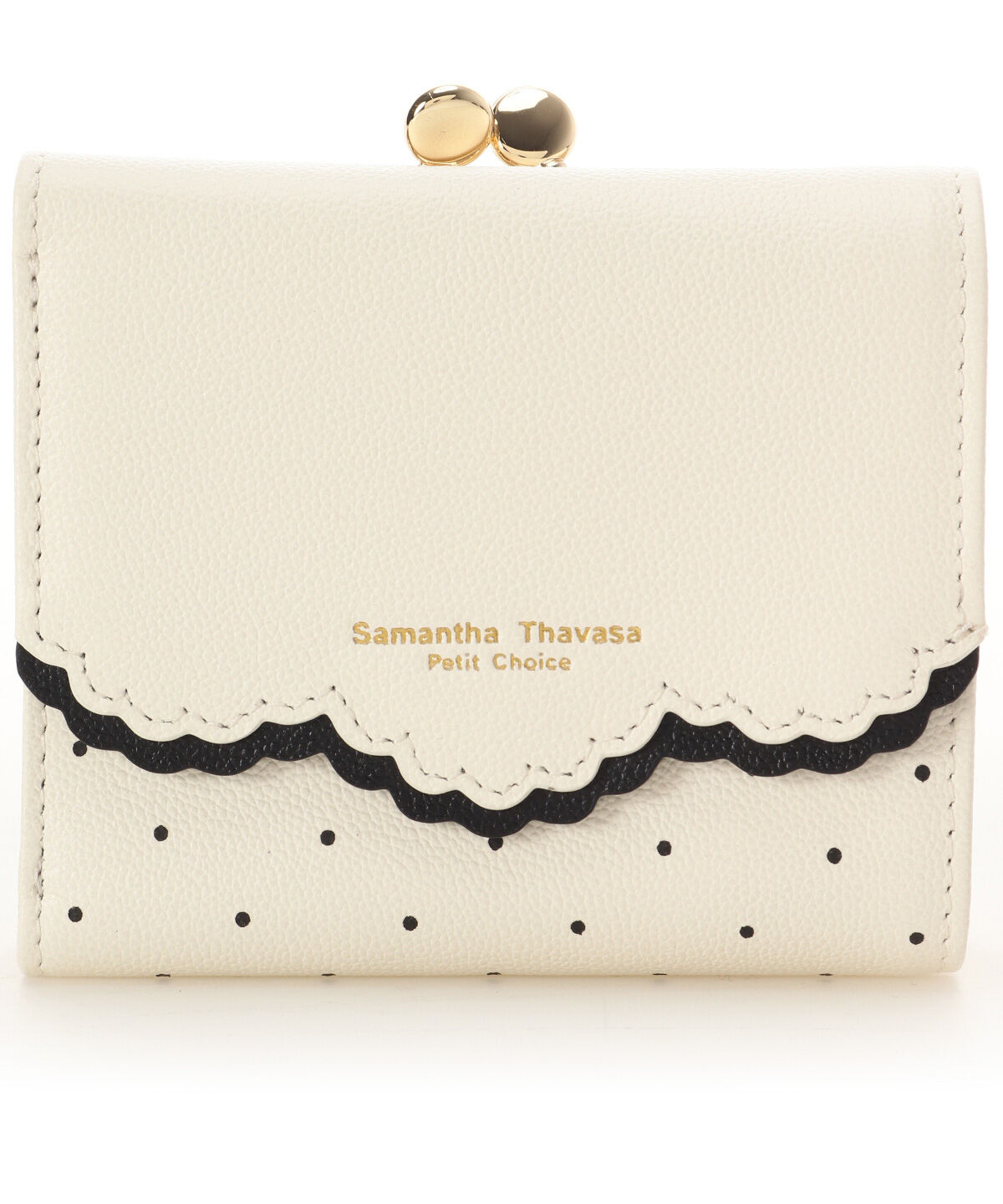 Samantha Thavasa Petit Choice「スカラップドット 折財布」|財布|