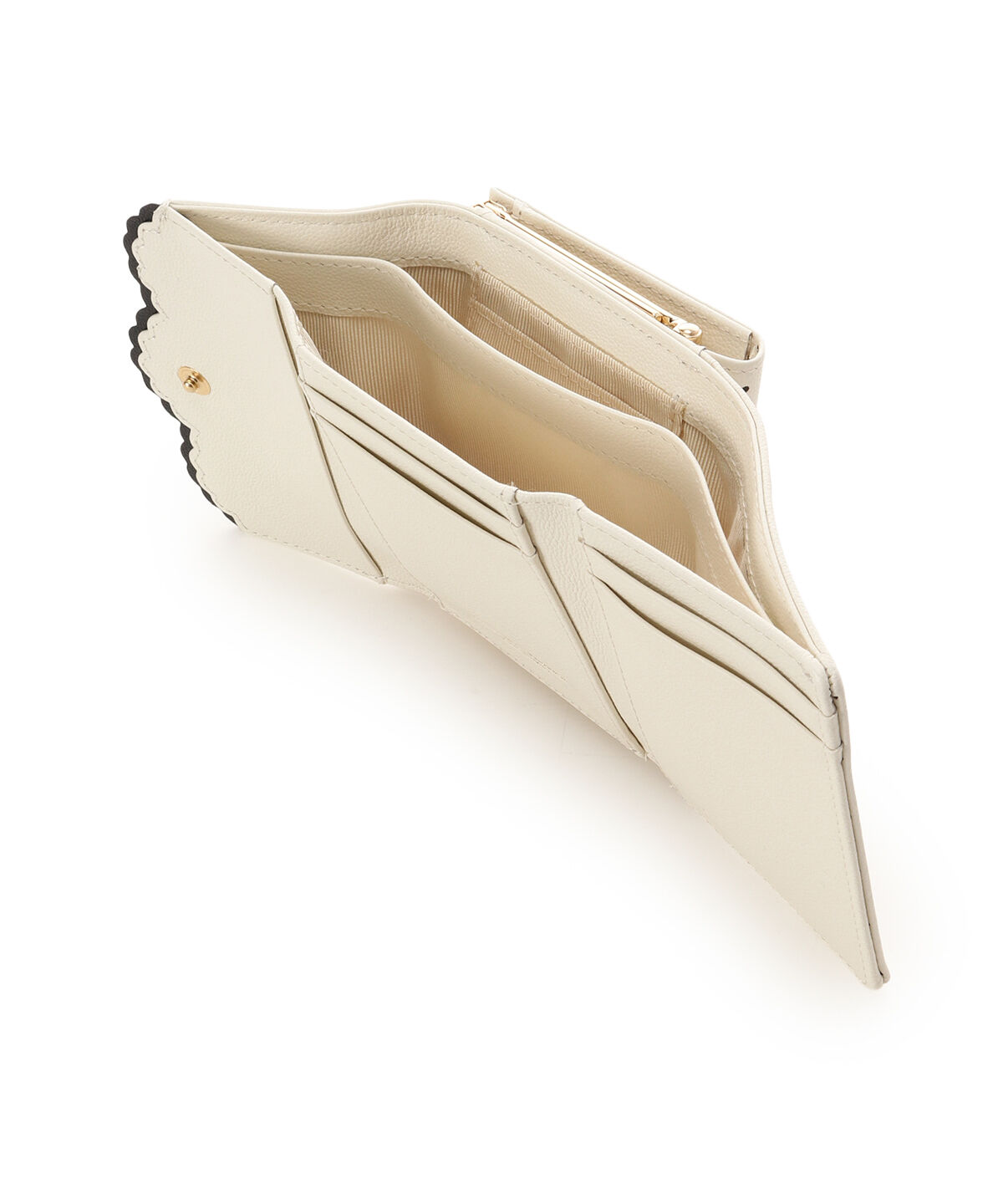 Samantha Thavasa Petit Choice「スカラップドット 折財布」|財布|