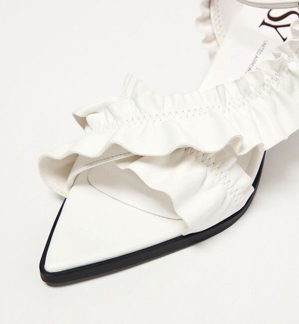 SY UNITED ARROWS「＜SY＞ ポインテッドフリル サンダル50&uarr;」|サンダル|