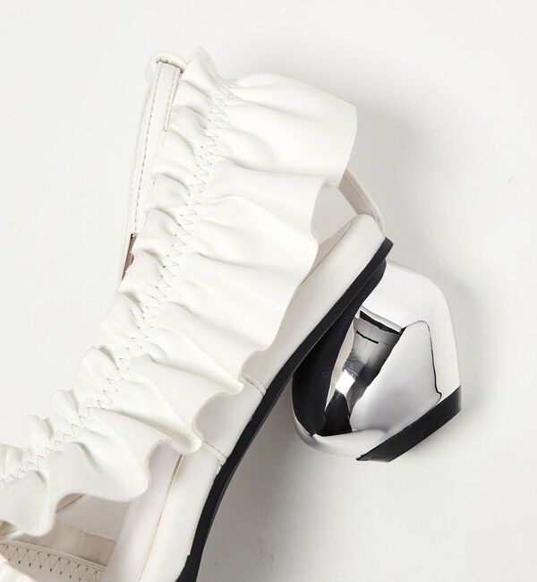 SY UNITED ARROWS「＜SY＞ ポインテッドフリル サンダル50&uarr;」|サンダル|