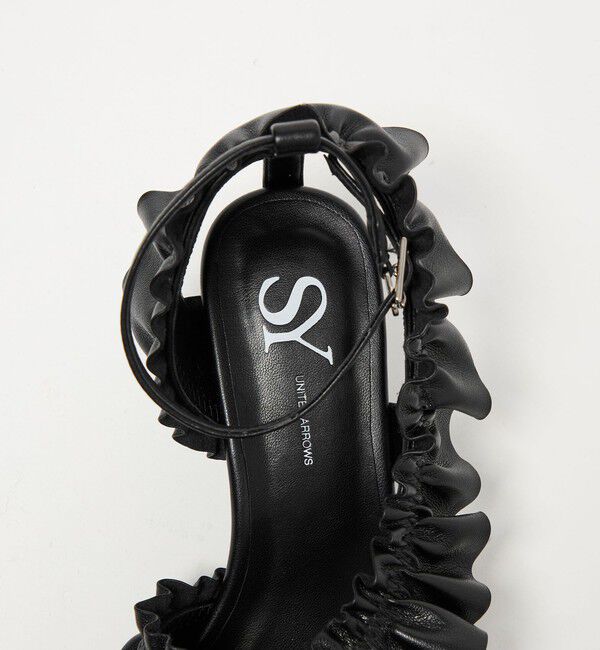 SY UNITED ARROWS「＜SY＞ ポインテッドフリル サンダル50&uarr;」|サンダル|