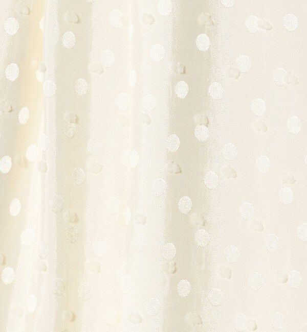 UNITED ARROWS「ドット サテン 2タック ワイドパンツ」|スラックス|