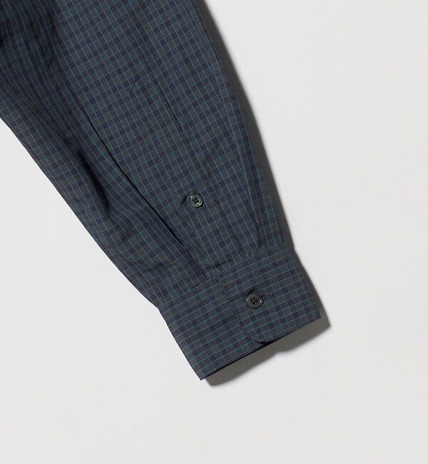 UNITED ARROWS green label relaxing「ナイロン コットン チェック ジャストルーズ 長袖 シャツ」|シャツ・ブラウス|