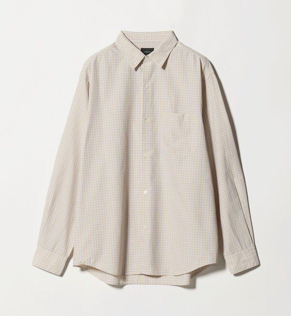 UNITED ARROWS green label relaxing「ナイロン コットン チェック ジャストルーズ 長袖 シャツ」|シャツ・ブラウス|