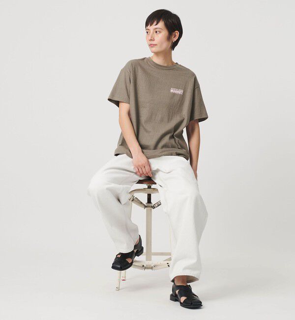 BEAUTY&YOUTH UNITED ARROWS「＜Americana＞ロゴ ショートスリーブ Tシャツ」|Tシャツ・カットソー|