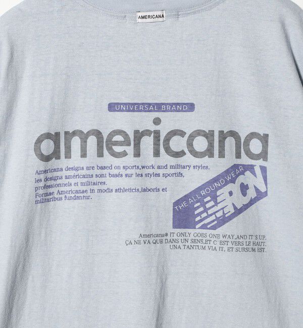 BEAUTY&YOUTH UNITED ARROWS「＜Americana＞ロゴ ショートスリーブ Tシャツ」|Tシャツ・カットソー|