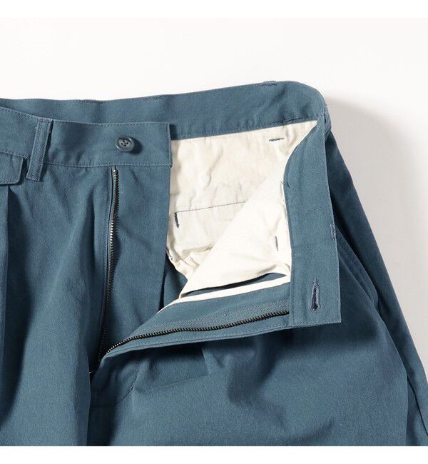 BEAMS PLUS「バイオウォッシュ 2プリーツ トラウザーズ」|チノ|