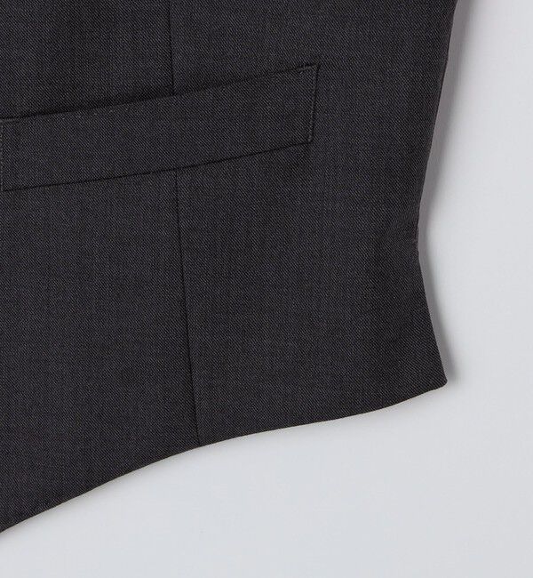 SHIPS「SHIPS: 御幸毛織 ファブリック FOUR SEASONS シャークスキン ベスト」|ダウンベスト・ベスト|