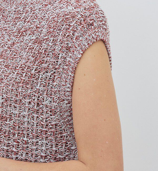 DES PRES「ギマコットン ボートネックベスト」|ニット・セーター|