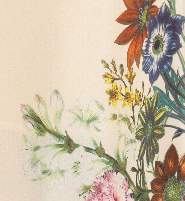 CABaN「シルク BOUQUETプリント キャミソールワンピース」|ワンピース|