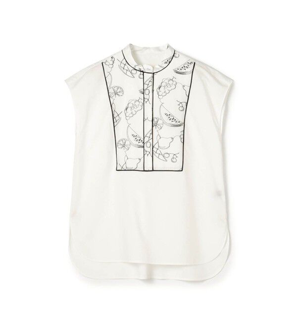 TOMORROWLAND collection「【WEB先行予約】フルッタエンブロイダリー フレンチブザムブラウス」|シャツ・ブラウス|12 ホワイト系