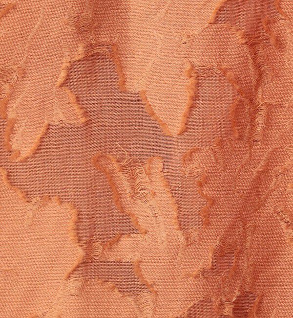 SOULEIADO「コットンカットジャカード パフスリーブワンピース」|ワンピース|