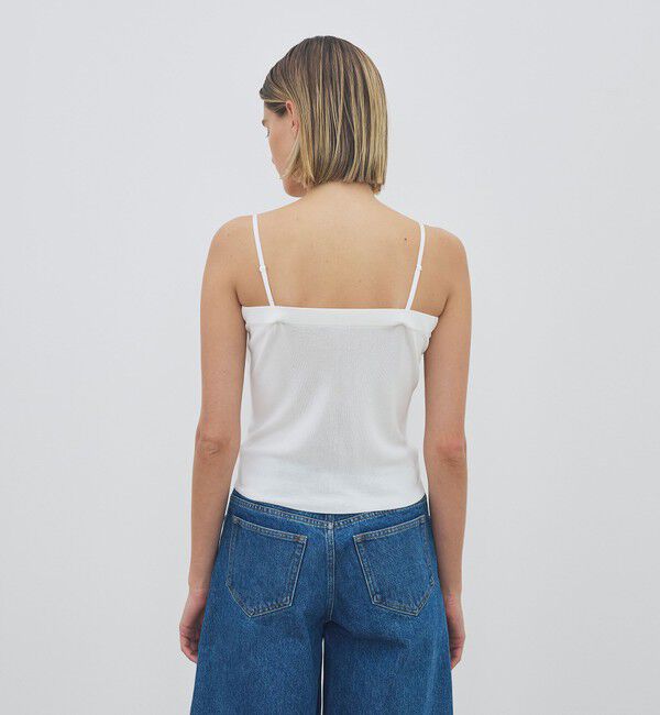 DES PRES「マットレーヨンラッフル キャミソール」|キャミソール|