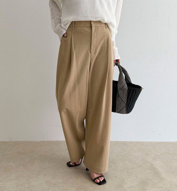 fredy emue「ハイゲージタックパンツ」|チノ|