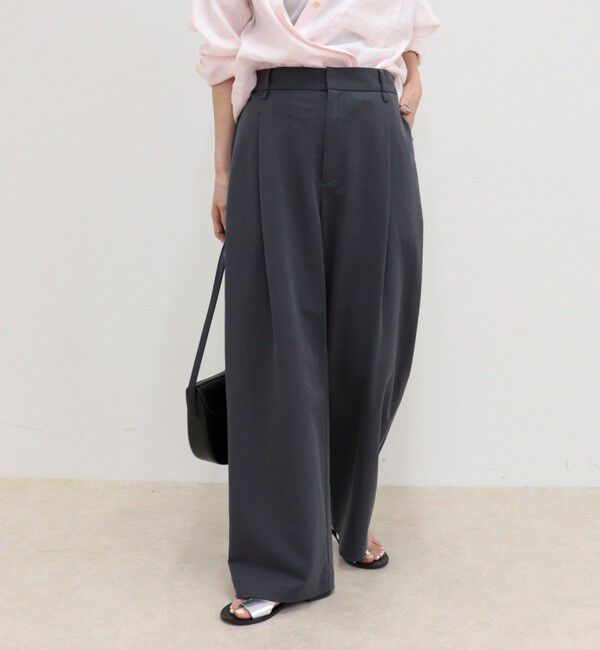 fredy emue「ハイゲージタックパンツ」|チノ|