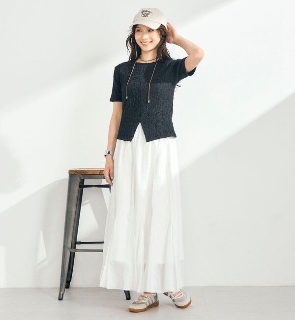 fredy emue「COTTONマチ付きギャザースカート」|スカート|