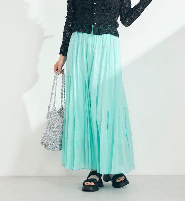 fredy emue「COTTONマチ付きギャザースカート」|スカート|