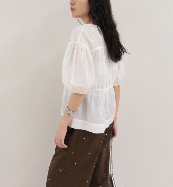 fredy emue「フロントリボンブラウス」|シャツ・ブラウス|