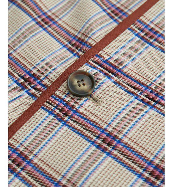 Rope&rsquo;Picnic「チェック＆無地リバーシブルスカート」|スカート|