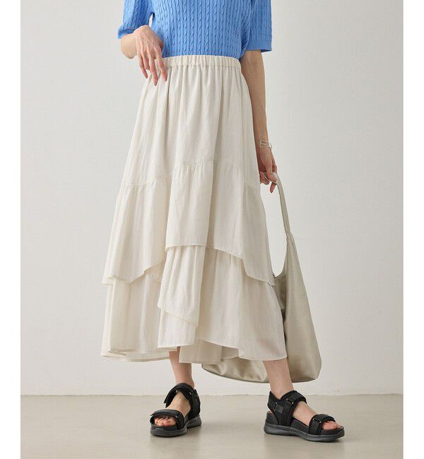 Rope&rsquo;Picnic「ダンダンティアードスカート」|スカート|