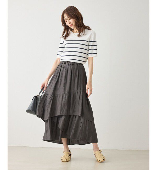 Rope&rsquo;Picnic「ダンダンティアードスカート」|スカート|