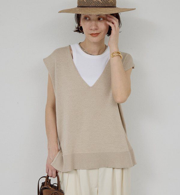  「サイドスリットニット」|ニット・セーター|
