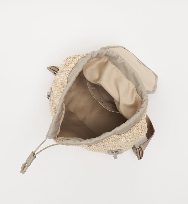  「ナイロンラフィア&times;クラウズナイロンコンビリュックサック」|リュック|