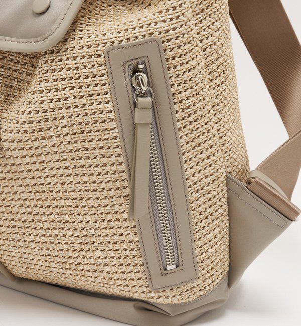  「ナイロンラフィア&times;クラウズナイロンコンビリュックサック」|リュック|