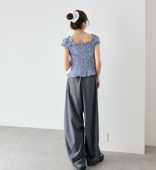  「シャーリングフレンチブラウス」|シャツ・ブラウス|